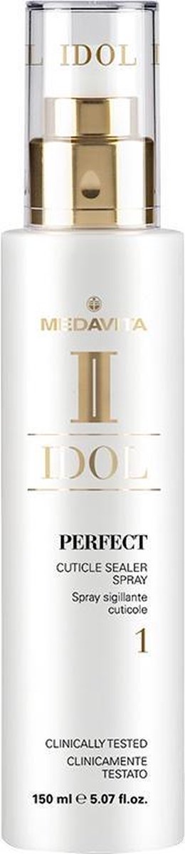 Verzorgende spray voor steil haar en glans Medavita Idol Smooth Perfect - Cuticle Sealer Spray 150ml