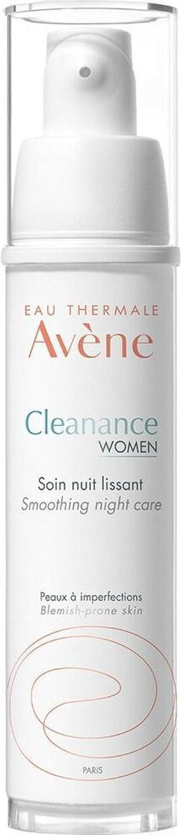Avene Cleanance Soin Nuit Lissant Creme Onzuivere Huid 30ml