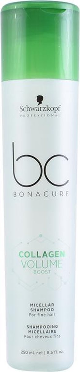 MULTIBUNDEL 4 stuks Schwarzkopf Bc Collagen Volume Micellar Shampoo 250ml
