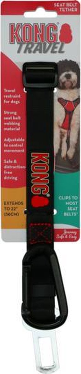 Kong - Autogordel voor honden - 56 cm - Autogordel voor dieren