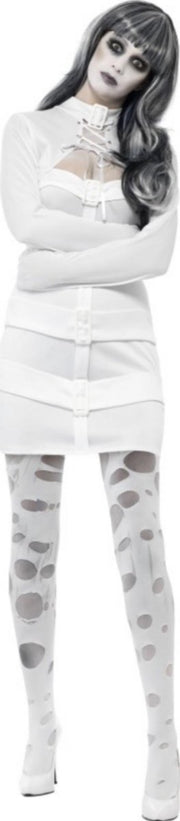 Vermomming psycho spook voor dames Halloween - Verkleedkleding - Small