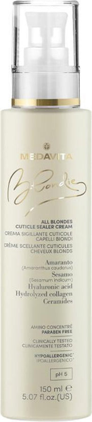 Medavita Blondie All Blondes Cuticle Sealer Cream Crème Blond Haar 150ml