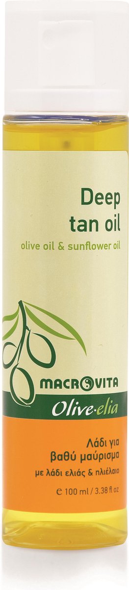 Macrovita Olive-elia Deep Tan Oil SPF 0 - 100 ml