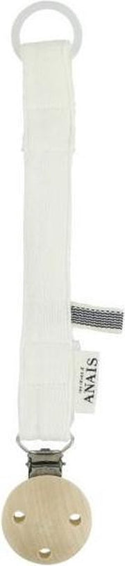 Trixie Fopspeenketting Bliss White Junior 15 X 2 Cm Katoen Wit