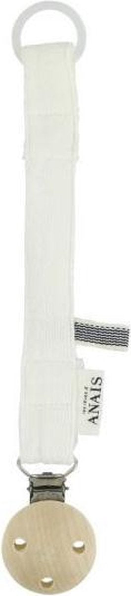 Trixie Fopspeenketting Bliss White Junior 15 X 2 Cm Katoen Wit