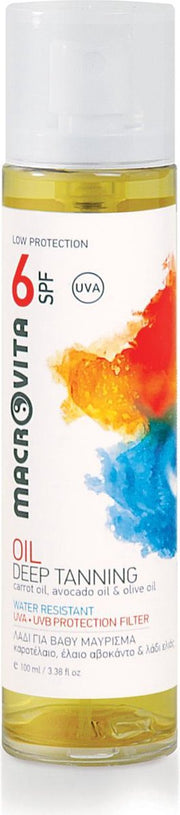 Macrovita Deep Tan Oil SPF 6 - 100 ml