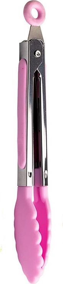 Invendio - Vlees / salade tang (maat S) - totale lengte 21 cm!!!  Roze