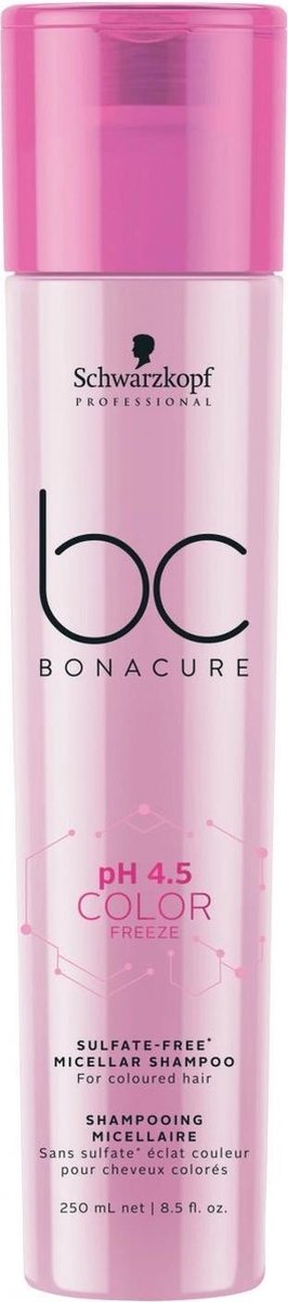 Schwarzkopf BC Bonacure pH 4.5 Color Freeze Sulfate-Free Vrouwen Zakelijk Shampoo 250 ml