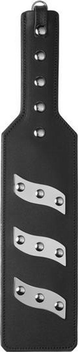 ElectraStim ElectraPaddle Leren Paddle Electrosex - Zwart
