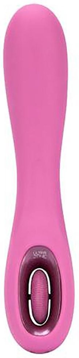 UltraZone Tundra Rose 6x Silicone Vibe - Pink - Silicone Vibrators -