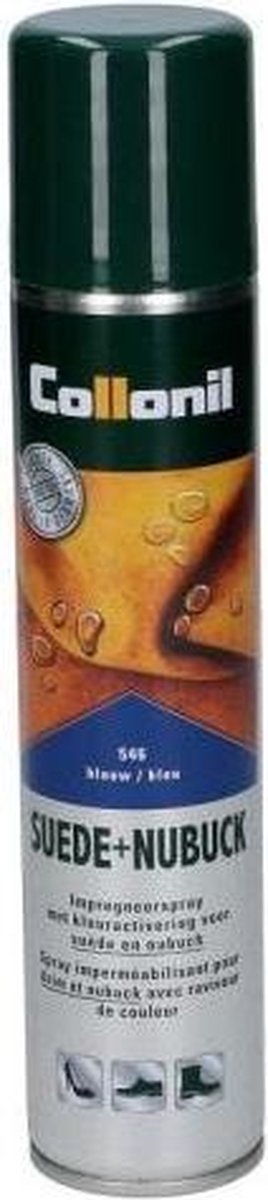 Collonil Suede Nubuck Spray kleurhersteller blauw