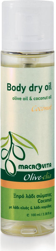 Macrovita Olive-elia Huidolie Kokosolie (lichaamsolie)