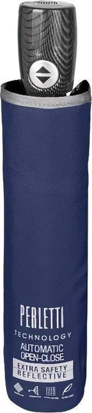 Perletti Mini-paraplu Automatic Open-close 58 X 104 Cm Blauw