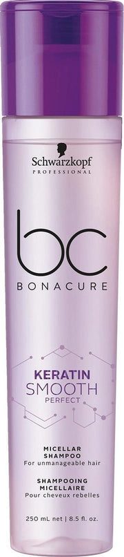 Schwarzkopf BC Bonacure Keratin Smooth Perfect Micellar Vrouwen Zakelijk Shampoo 250 ml