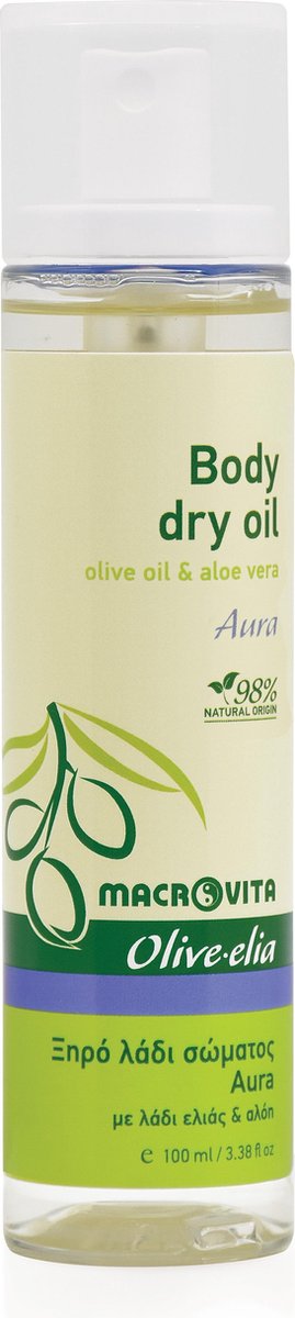 Macrovita Olive-elia Lichaamsolie Aura met Aloë Vera