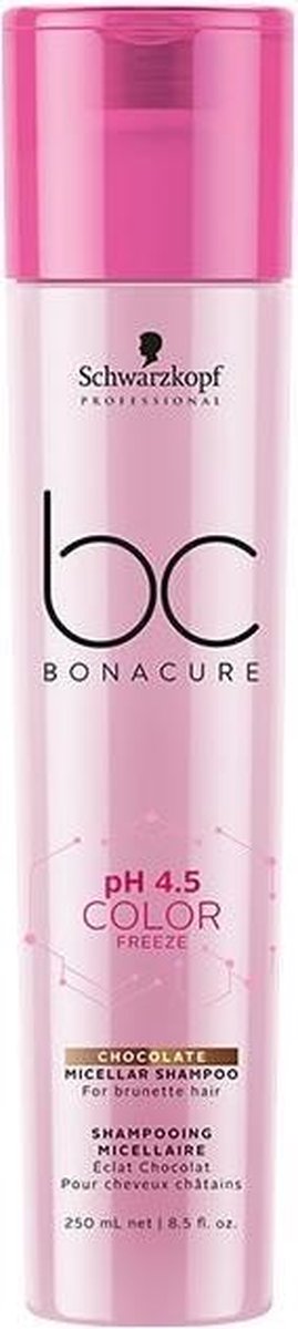 Schwarzkopf Bc Color Freeze 4.5 Ph Chocolate Micellar Shampoo 250ml
