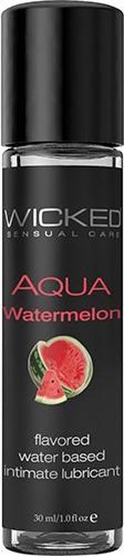 Wicked - Aqua glijmiddel watermeloen smaak 30 ml  - 30ml