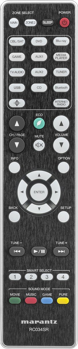 Marantz NR1608 - AV Receiver - Zilver
