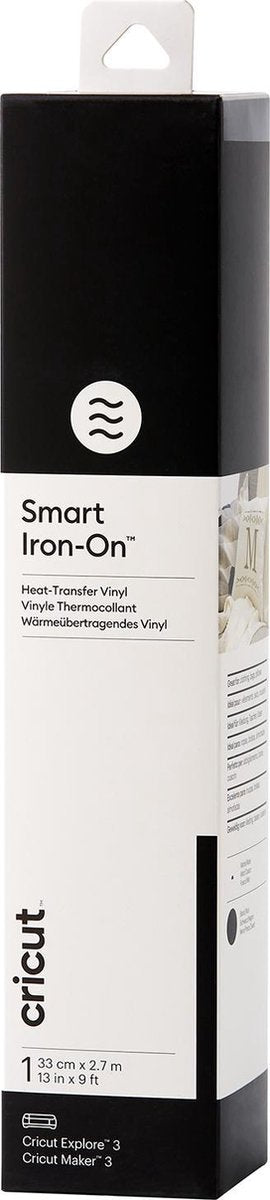Cricut Transferfolie - Smart Iron-On - 1 vel - 33 x 270 cm - Zwart