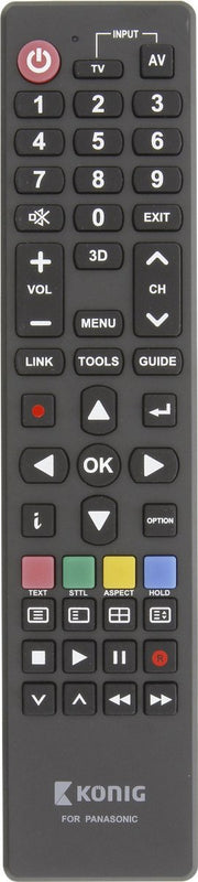 Konig afstandsbediening voor Panasonic TV's