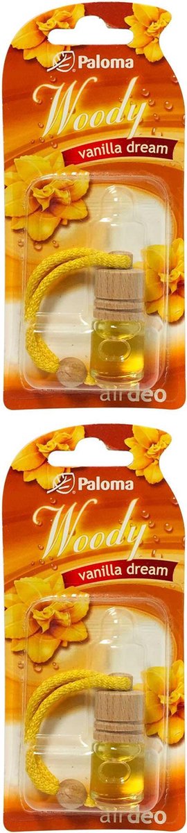 Paloma Auto geur- auto geurverspreider-2STUKS Vanille geur-auto luchtverfrisser-auto accessories-