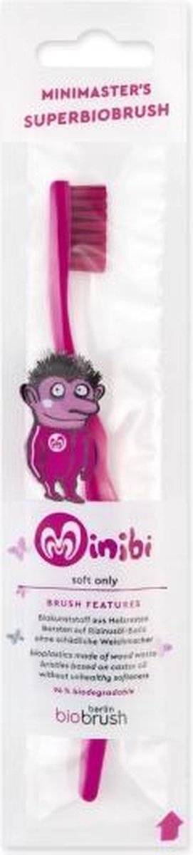 Biobrush tandenborstel kind - Pink Pink