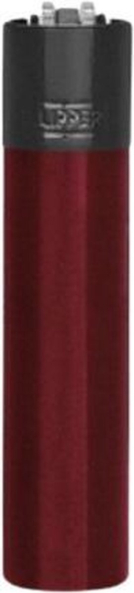Metalen Clipper aansteker - vuursteenaansteker Lava Black-Red