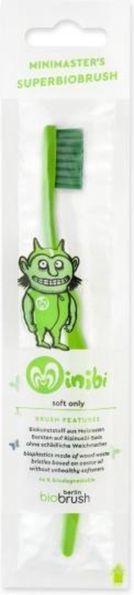 Biobrush tandenborstel kind - green Green