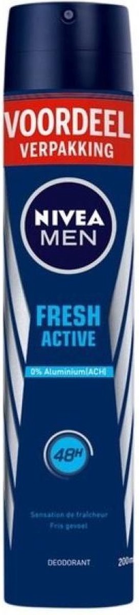 Nivea XL Deodorant Spray Fresh Active