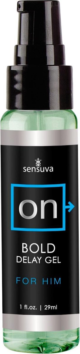 Sensuva Bold Gel Klaarkomen Uitstellen voor Mannen - 29 ml