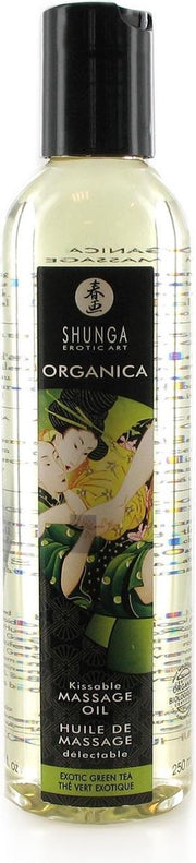 Shunga Massage Olie Organica Green Tea