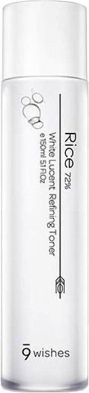 9Wishes Rice 72% White Lucent Refining Toner 150 ml