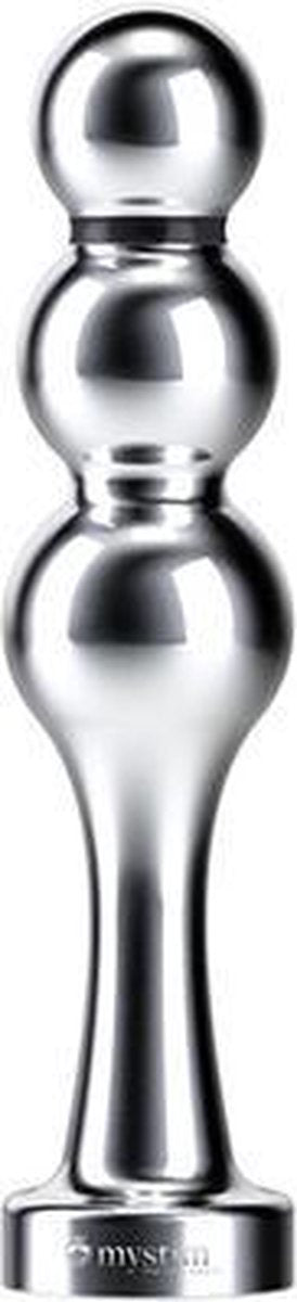Bold Boris E-Stim Dildo - Mystim - Zilver - Electro Sex