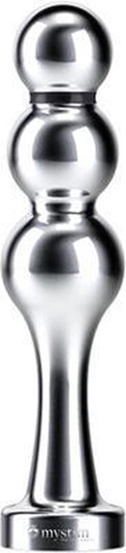 Bold Boris E-Stim Dildo - BDSM - Electro Sex - Zilver - Discreet verpakt en bezorgd