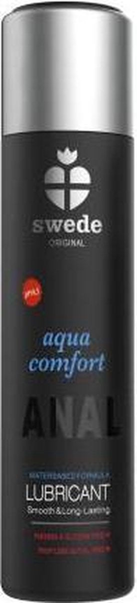Aqua Comfort Anaal Glijmiddel Waterbasis - 120ml - Drogisterij - Glijmiddel - Transparant - Discreet verpakt en bezorgd