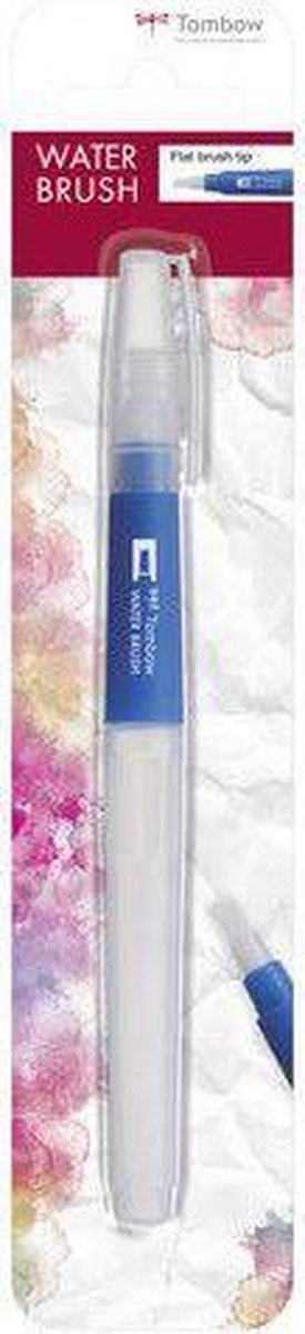 Tombow water brush (leeg) platte punt WB-FL-1P