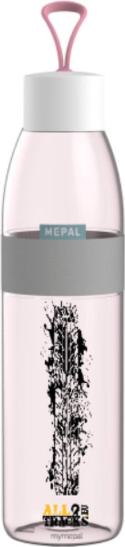Mepal Waterfles Ellipse - Roze - Bandenspoor - 700ml - 4x4 Offroad