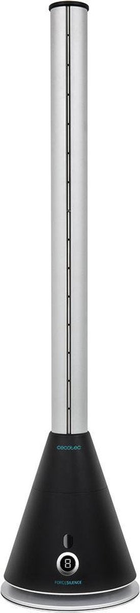 Cecotec Stille design torenventilator - Toren ventilator staand - Timer - Afstandsbediening - Zwart