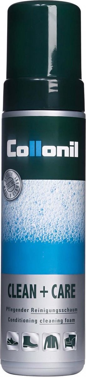 collonil clean&care - reinigingsschuim in pompflacon - schoenen / tassen / jassen / meubels