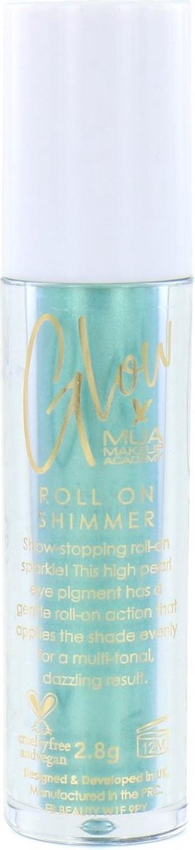 MUA Glow Roll On Shimmer Face & Body Glitter - Tropical Azure