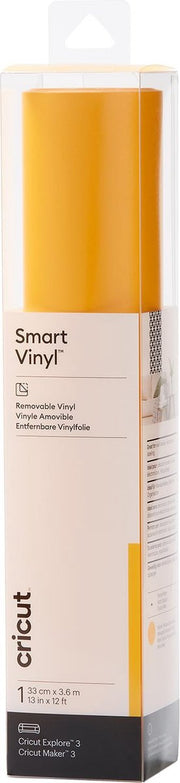 Cricut Vinyl Folie - Smart Vinyl - Verwijderbaar - 33x360cm - Maisgeel