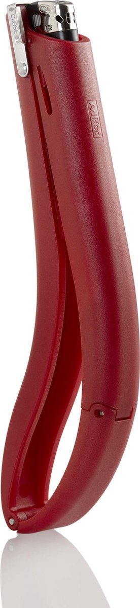AdHoc Fire Finger Tafelaansteker - Rood - RVS