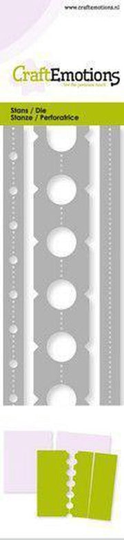 CraftEmotions Die - ticket perforaties Card 5