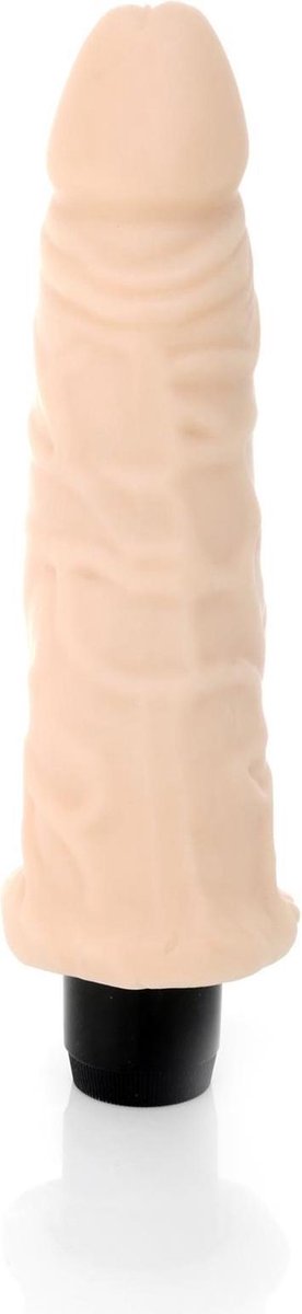 Bossoftoys - Drizzle - Realistische vibrator - Cyber leather - Extra speciaal flexibel materiaal - beige - 19 cm - 44-00005