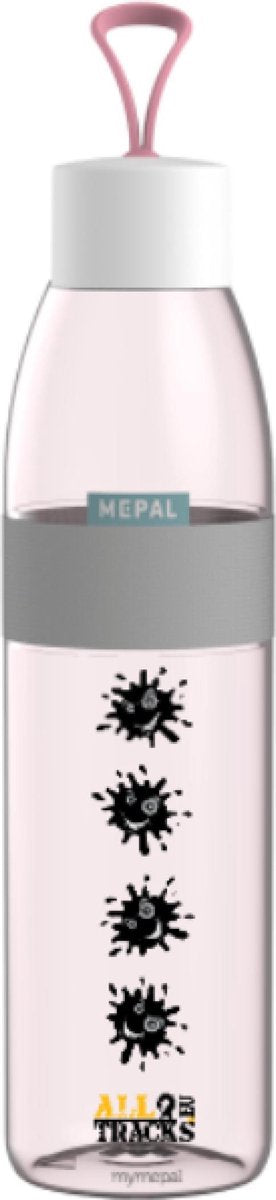 Mepal Waterfles Ellipse - Roze - Modder Splash - 700ml - 4x4 Offroad