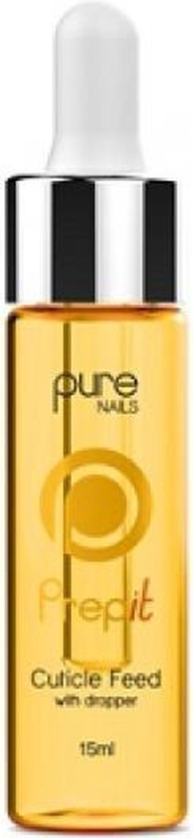 Pure Nails Cuticle Feed - Nagelriemolie -15 ml met druppelaar