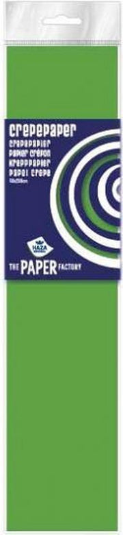 10x Crepe papier plat neon limegroen 250 x 50 cm - Knutselen met papier - Knutselspullen