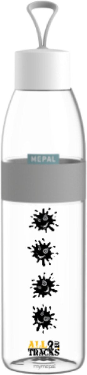 Mepal Waterfles Ellipse - Wit - Modder Splash - 500ml - 4x4 Offroad