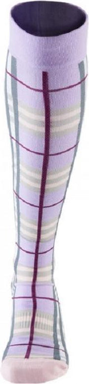 Luxe ruitersokken - Burberry - Roze- Grijs - Sportsokken - Paardrijden - Unisex sokken - Kniesokken - Paardrijsokken - Maat 35-38