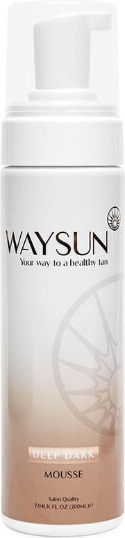 Waysun® - Deep Dark Mousse - Donker - Ultra dark - Zelfbruiner - Zelfbruiners - Zelfbruiner gezicht - Zelfbruiner mousse - Zelfbruiner spray - Huidverzorging - Hydraterend - Voedend - Verzorgingsproducten - Verzorgingsproducten - Bali body - Self tan